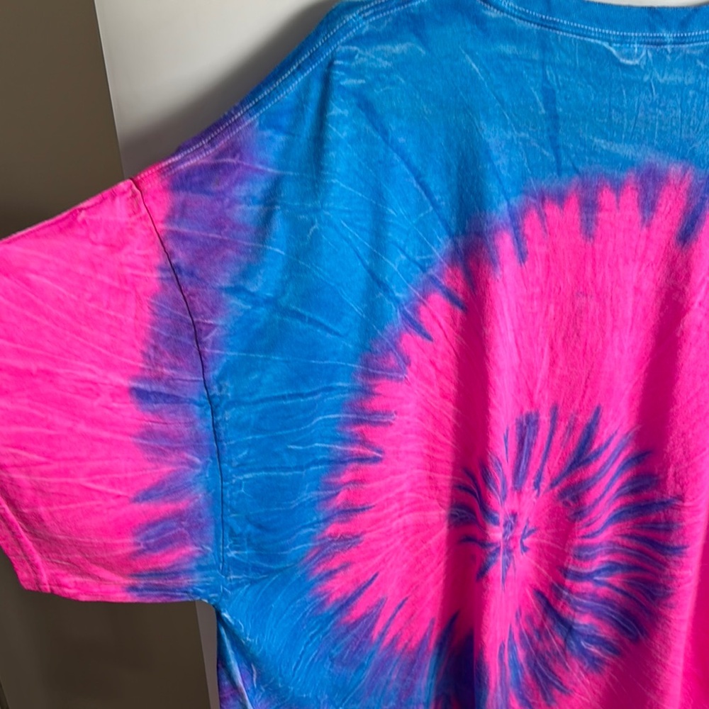 Bahamas Tie-Dye T-Shirt - Pink and Blue - Picture 7 of 7